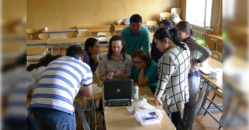 Ingrid Yuile takes ultrasound to Mongolia with Zedu