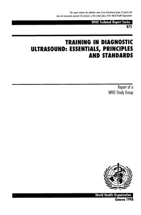 WFUMB Training in diagnostic ultrasound