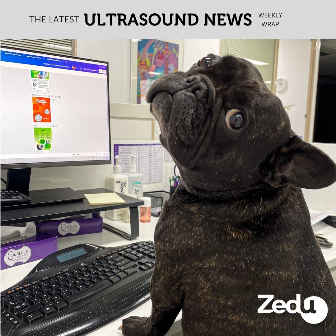 The Zedu weekly wrap - bringing together the best in free ultrasound news, views and opinions from across the internet.