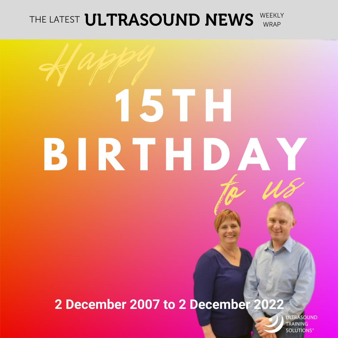 The Zedu weekly wrap - bringing together the best in free ultrasound news, views and opinions from across the internet.