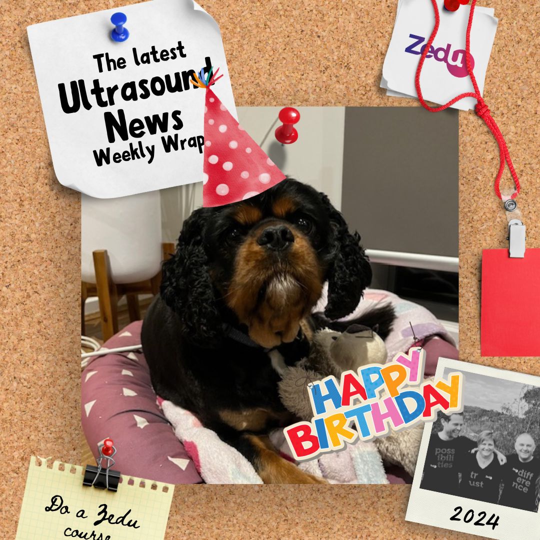 The Zedu weekly wrap - bringing together the best in free ultrasound news, views and opinions from across the internet.