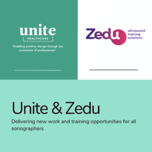 Zedu and Unite Healthcare - together delivering practical ultrasound solutions