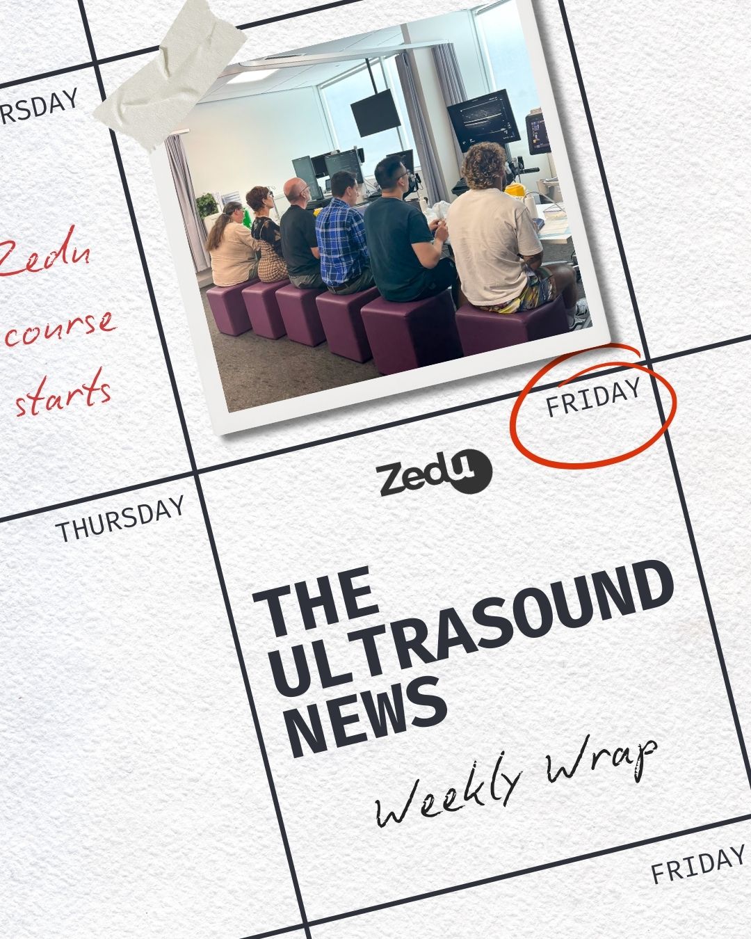 The Zedu weekly wrap - bringing together the best in free ultrasound news, views and opinions from across the internet.