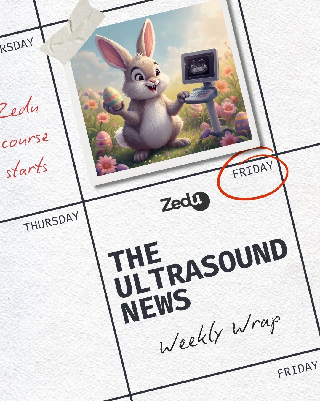 The Zedu weekly wrap - bringing together the best in free ultrasound news, views and opinions from across the internet.