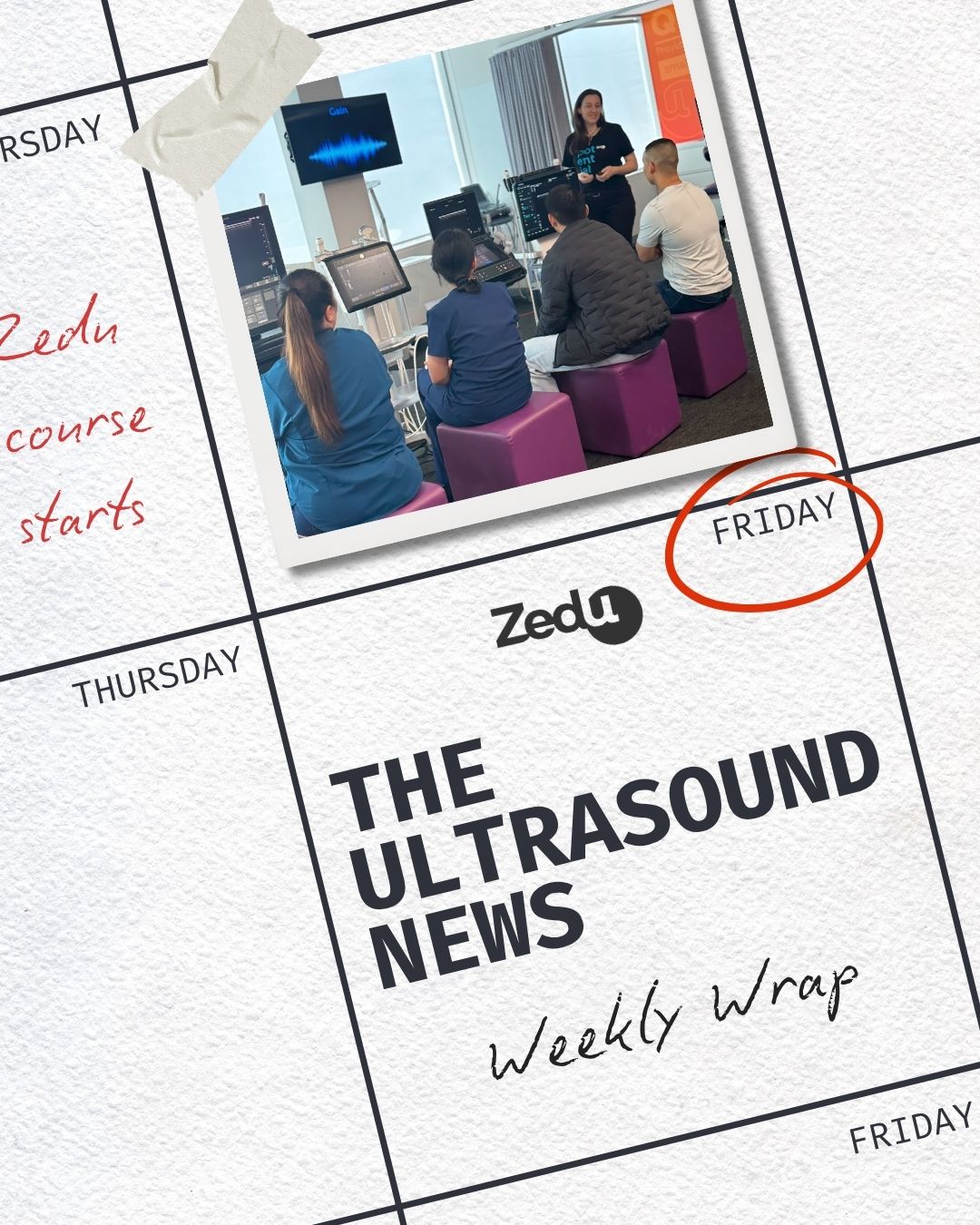 The Zedu weekly wrap - bringing together the best in free ultrasound news, views and opinions from across the internet.