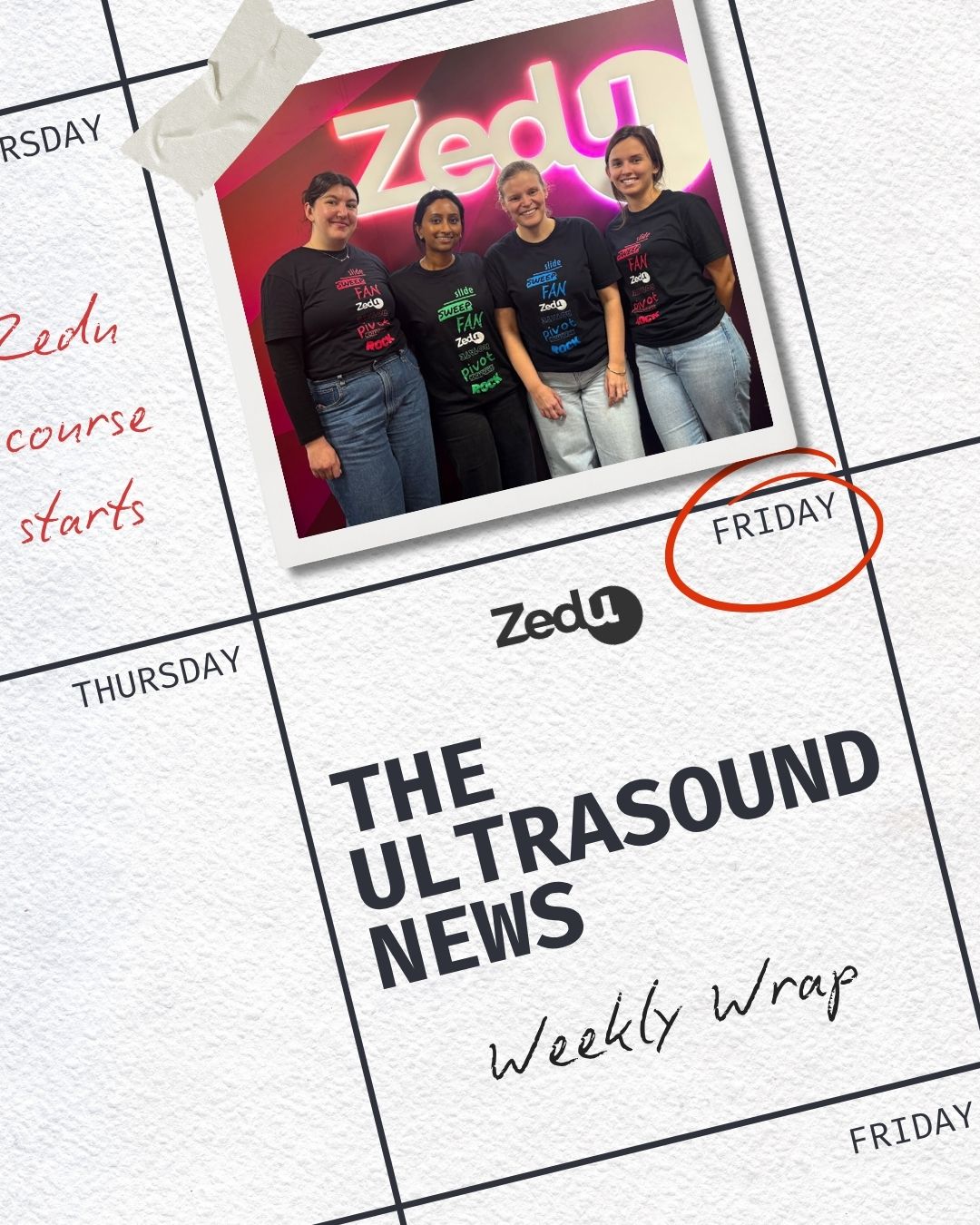 The Zedu weekly wrap - bringing together the best in free ultrasound news, views and opinions from across the internet.